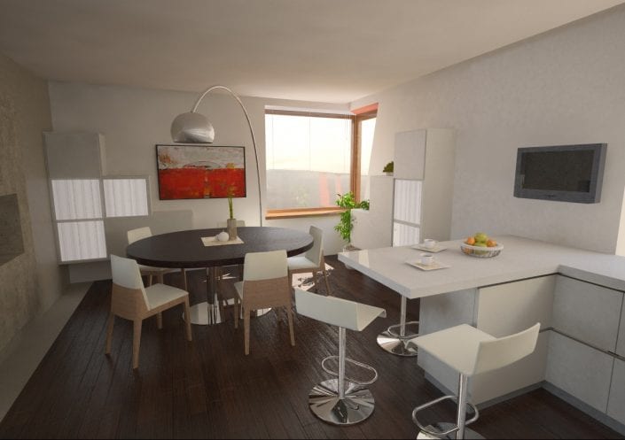 Home interior design in Miškonys